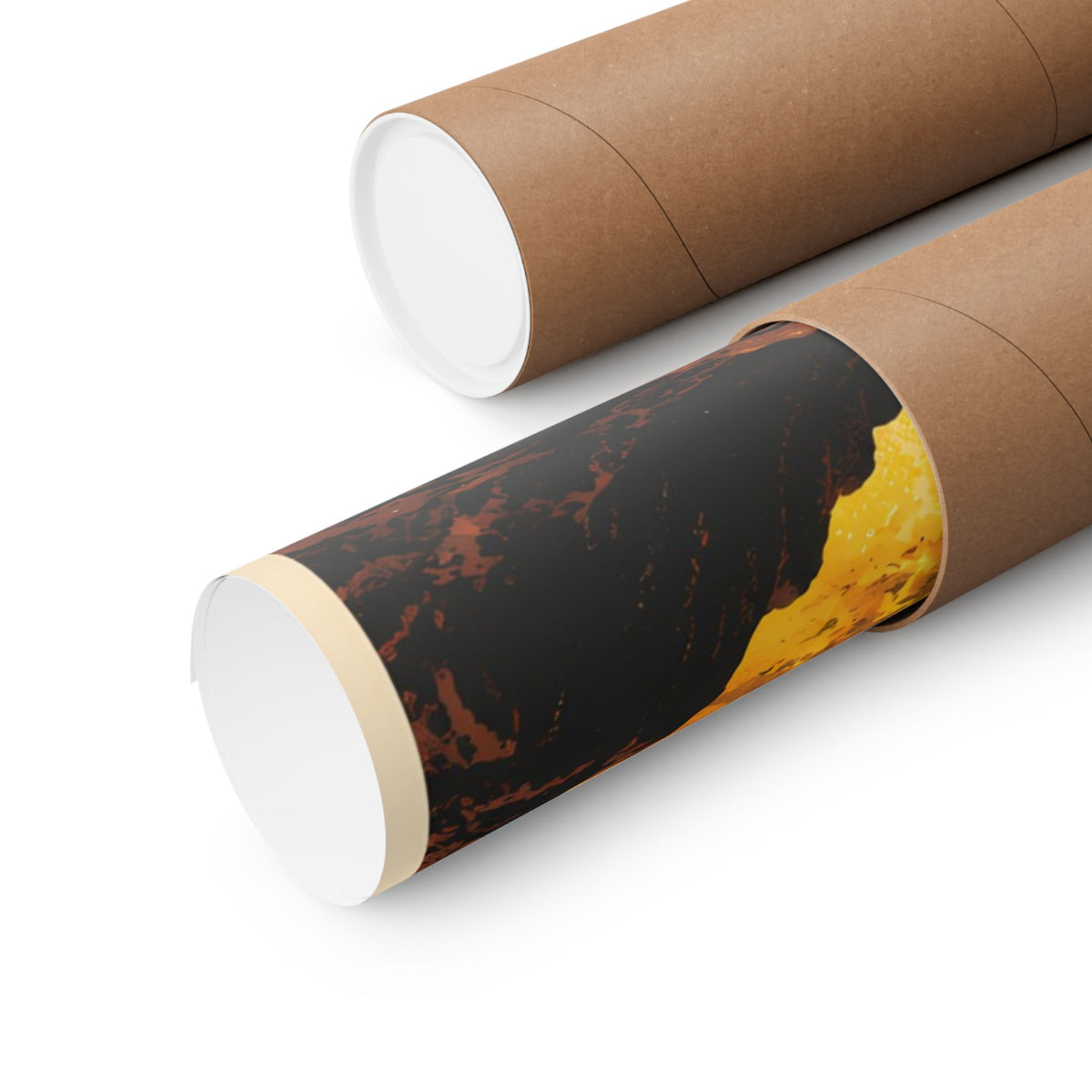 Visit Io Poster | Jupiter Moon Volcanoes Retro Space Art
