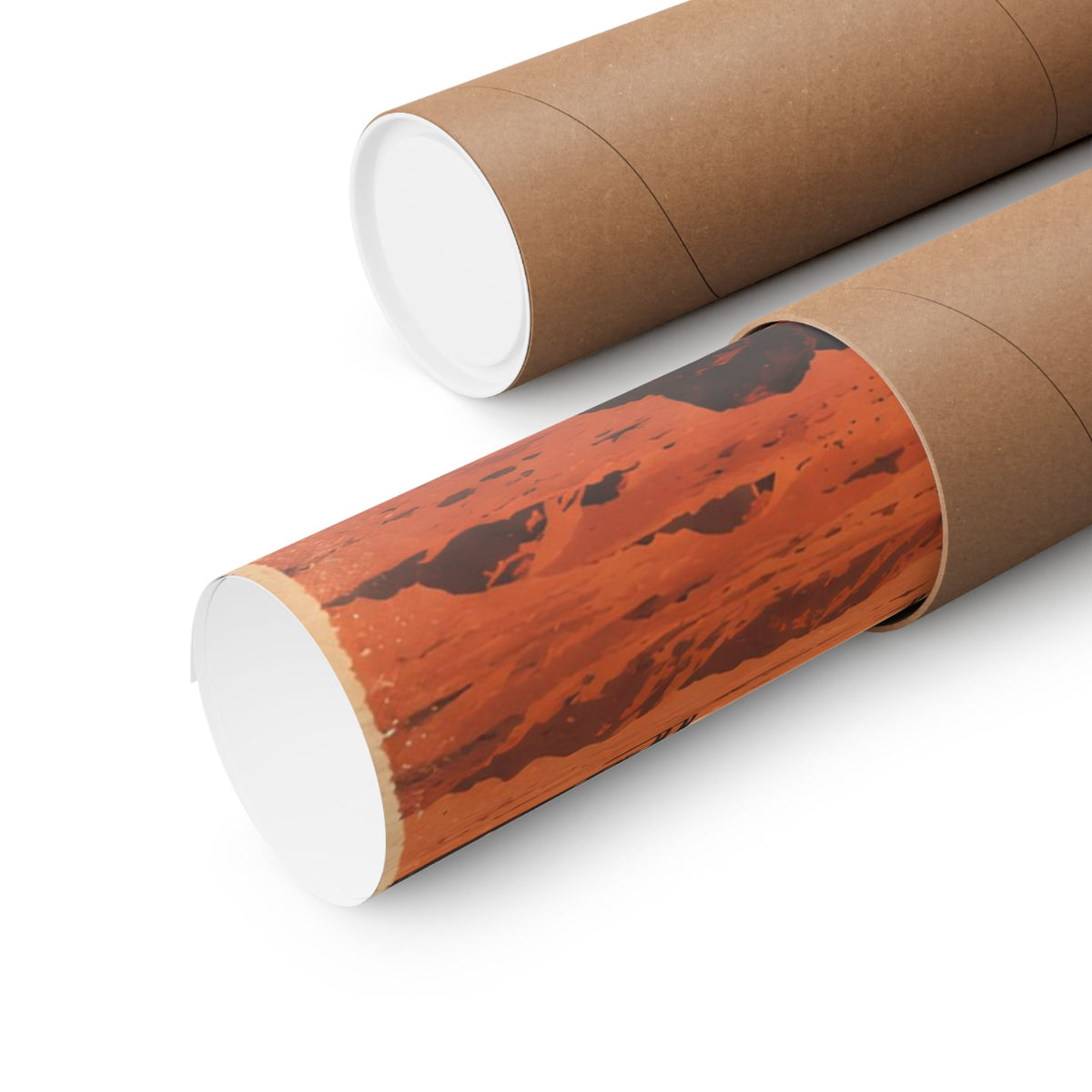 Visit Mars Poster | Retro Space Travel Wall Art