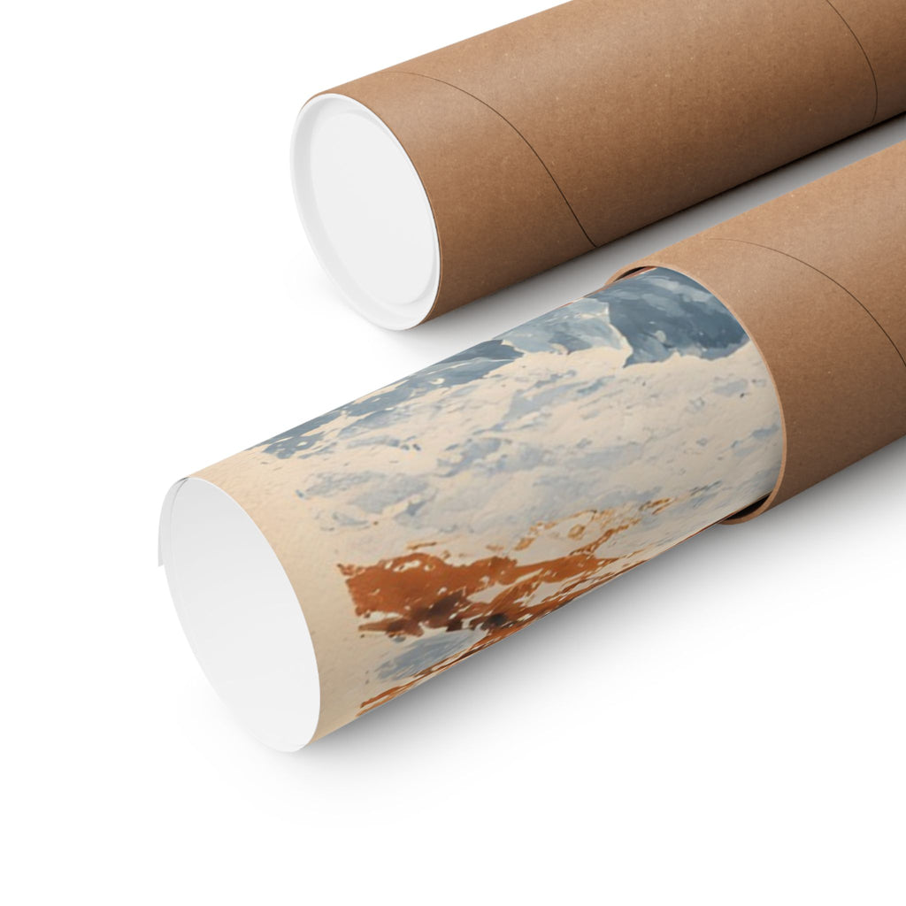 Visit Europa Poster | Jupiter Moon Retro Space Art